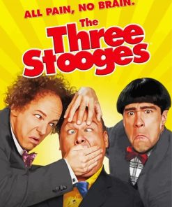 The Three Stooges Poster Paint By Number
