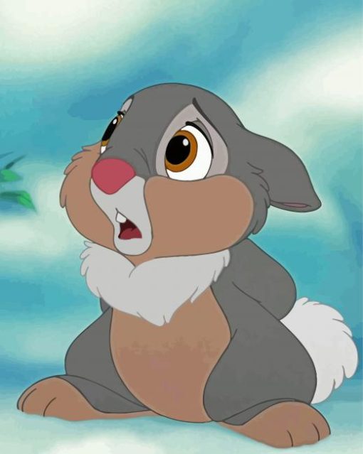 Thumper Disney paint by numbers