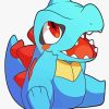 Totodile Pokemon Species Paint By Number