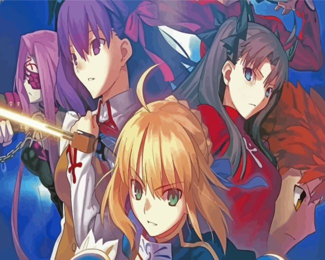 Video Game Fate Stay Night Paint By Number