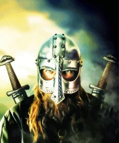 Viking Warrior Paint By Number