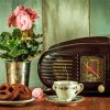 Vintage Coffee and Radio paint by numbers
