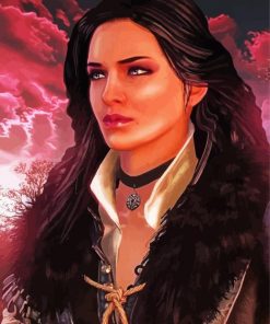 Witcher Yennefer paint by numbers