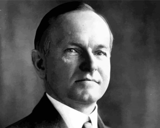 30th President of The US Calvin Coolidge paint by numbers
