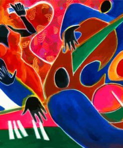 Abstract Jazz Art paint by numbers