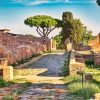 Ancient Ostia Antica paint by numbers