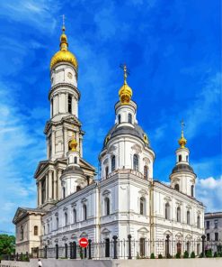 Assumption Cathedral Kharkiv paint by numbers