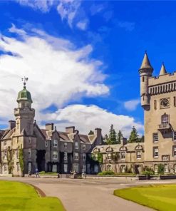 Balmoral Castle England Aberdeen paint by numbers