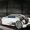 Black White Lexus Car paint by numbers