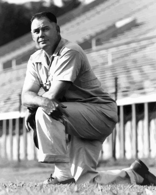 Black and White Robert Neyland paint by numbers