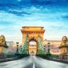 Budapest Hungary Chain Bridge paint by numbers