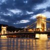 Budapest Szechenyi Chain Bridge paint by numbers