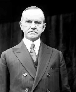 Calvin Coolidge President paint by numbers