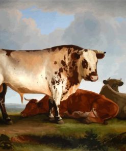 Cows Animals paint by numbers