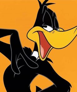 Daffy Duck Looney Toons Character paint by numbers