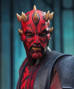 Darth Maul paint by numbers