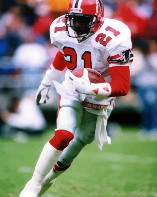 Deion Sanders Player paint by numbers