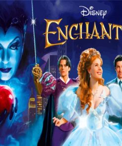 Disney Movie Enchanted paint by numbers