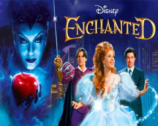 Disney Movie Enchanted paint by numbers