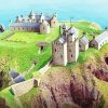 Dunnottar Castle paint by numbers