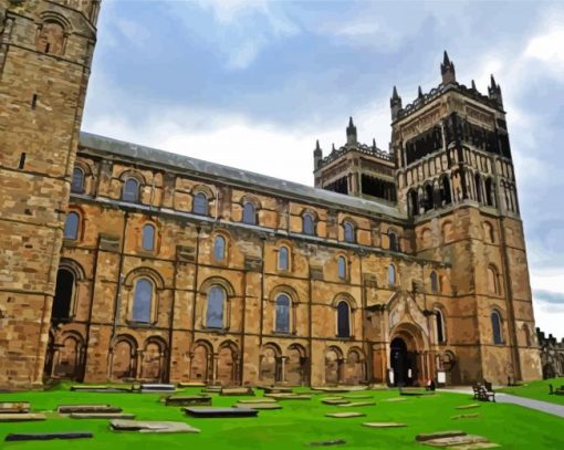Durham Cathedral paint by numbers