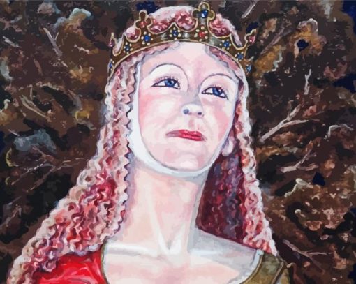 Eleanor of Aquitaine Art paint by numbers