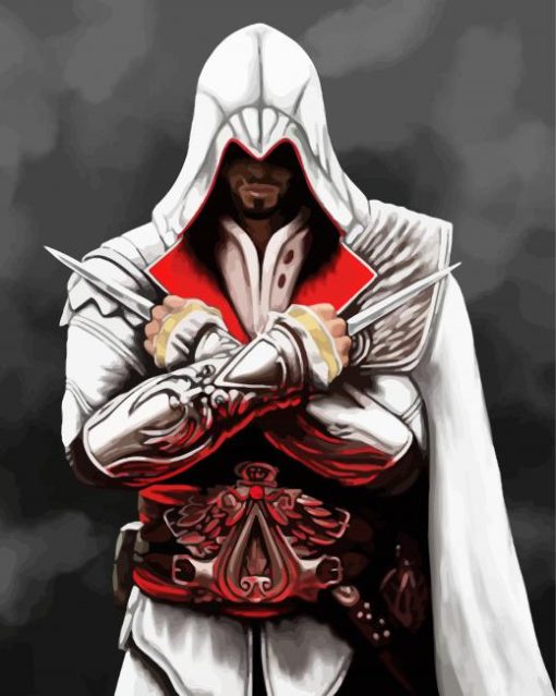 Ezio Assassin Creed paint by numbers