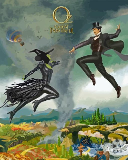 Fantasy Oz The Great and Powerful paint by numbers