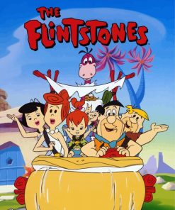 Flintstones Characters paint by numbers