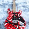 Frankenstrat Guitar paint by numbers