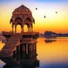 Gadisar Lake India at Sunset paint by numbers