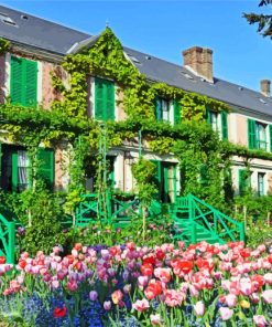 Giverny Monet House paint by numbers
