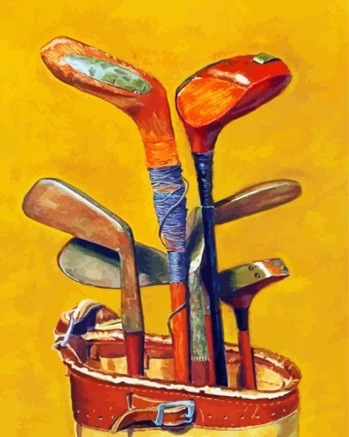 Golf Equipment paint by numbers