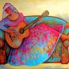 Gypsy Guitarist paint by numbers