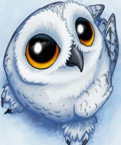 Hedwig The Owl paint by numbers