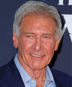 Harrison Ford Celebrity paint by numbers