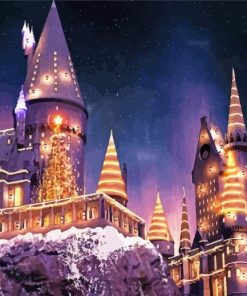 Harry Potter Hogwarts Castle paint by numbers