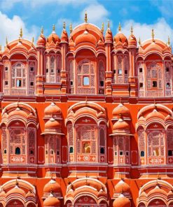 Hawa Mahal Jaipur paint by numbers