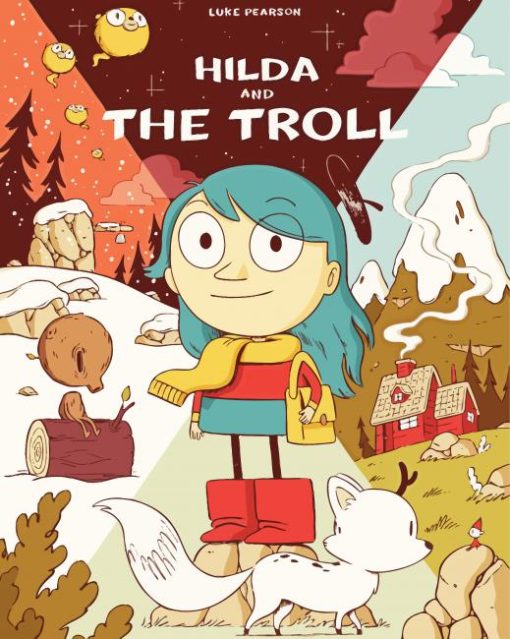 Hilda And The Troll paint by numbers