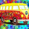 Hippie Volkswagen paint by numbers