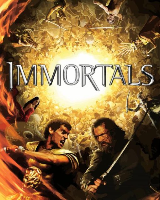Immortals Movie paint by numbers