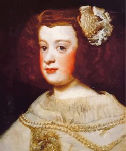 Infanta Maria Teresa Velazquez paint by numbers