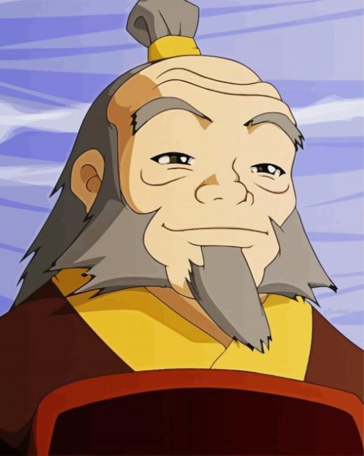 Iroh Avatar The Last Airbender paint by numbers