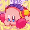Kirby with Headphones paint by numbers