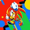 Knuckles paint by numbers