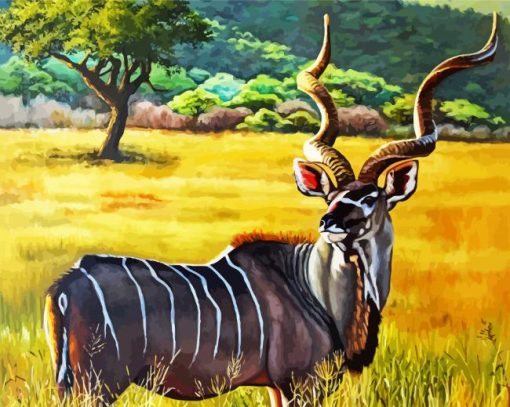 Kudu paint by numbers