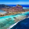 Le Morne Brabant Mauritius paint by numbers