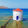 Leros Windmill Greece paint by numbers