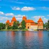 Lithuania Trakai Castle paint by numbers