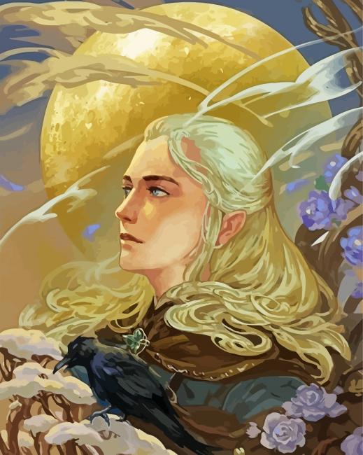 Lord Of The Rings Legolas Elf paint by numbers